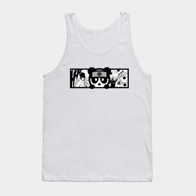 Ninja Manga Panda Tank Top by Bambu